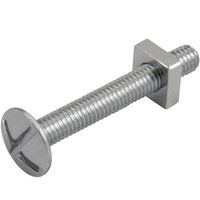 Show details for  Roofing Bolt, M6 x 40mm, Bright Zinc Plated Steel