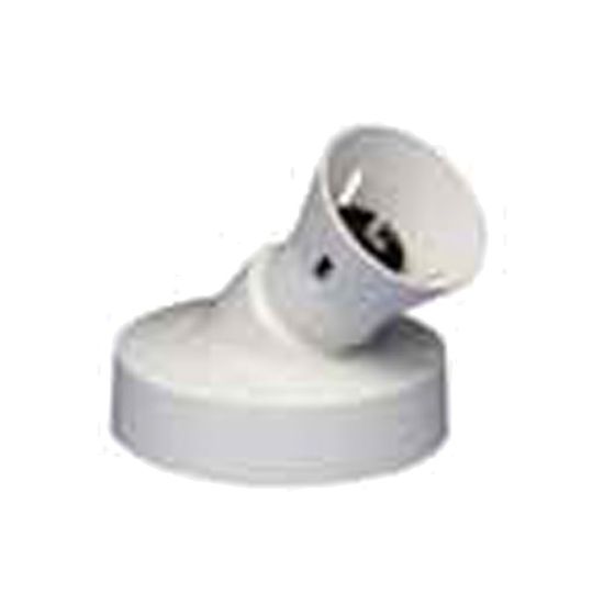150W Angled Batten Lamp Holder White