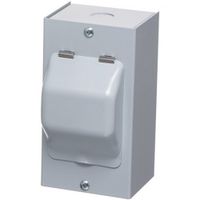 Show details for  Metal Clad Modular Enclosure, 2 Module, 146mm x 80mm x 62mm, IP40