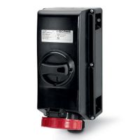 Show details for  IP66 Switched Interlocked Socket, 16A, 3P+E, 415V, Red