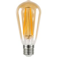 Show details for  2.5W LED ST64 Lamp, E27, 1800K, Non-Dimmable, Amber, Sunset Range