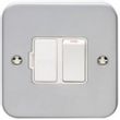 Show details for  Metal Clad 13A Switched Fuse Spur, 1 Gang, Grey, White Insert, Utility Range