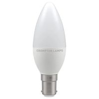 Show details for  LED Candle Thermal Plastic 5.5W 2700K SBC-B15d