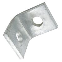 Show details for  90° Channel Bracket, 1 x 1 Hole, Galvanised