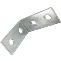 Show details for  90° Channel Bracket, 2 x 2 Hole, Galvanised