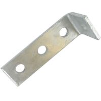 Show details for  90° Angle Bracket, 1+3 Hole, Steel