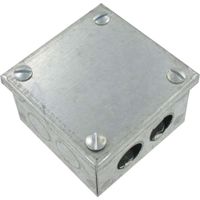 Show details for  Adaptable Box, 6" x 6" x 2", Steel, Galvanised