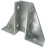 Show details for  Gusset Bracket, 6 Hole, Steel