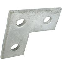 Show details for  Flat L Bracket, Galvanised