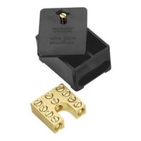 Show details for  100A Connector Block, Single Pole, Black