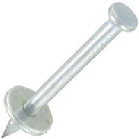 Show details for  Masonary Nail with Washer, 35mm, Steel [Pack of 100]
