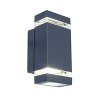 Show details for  Focus Wall Light, 7.6W, 300lm, 4000K, Grey, IP44