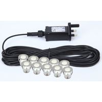 Show details for  Twilight 30mm Round LED Decking Light Kit, 90lm, 4000K, Stainless Steel, IP67