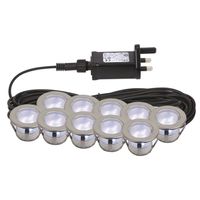 Show details for  Twilight 45mm Round LED Decking Light Kit, RGB, 180lm, 4000K, Stainless Steel, IP67
