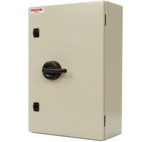 Show details for  100A Three Phase Fuse Switch, 3 Pole + Neutral, IP65