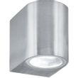Show details for  35W Outdoor Wall Light, GU10, Satin Silver, IP44, Eiffel Range (Lamps Not Included)