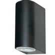 Show details for  35W Outdoor Wall Light, 2 x GU10, Black, IP44, Eiffel Range (Lamp Not Included)