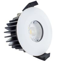 Show details for  6W Low Profile LED Fire Rated Downlight, 3000K, 510lm, White, IP65