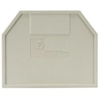Show details for  DIN Rail Terminal End Plate, 1.9mm, Grey