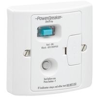 Show details for  13A RCD Fused Spur Unit, 1 Gang, White, Type AC, 30mA
