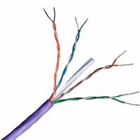 Show details for  Cat6 Data Cable, 4 Pair, LSZH, Violet (305m)