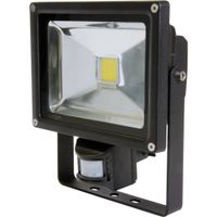 Show details for 20W LED PIR Floodlight, 5000K, 1700lm, IP65, Black