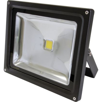 LXFL50WBV2 Luxna 50W LED Floodlight, 5000K, 4500lm, IP65, Black | YESSS ...