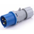 Show details for  IP44 Industrial Plug, 32A, 2P+E, 240V, Blue