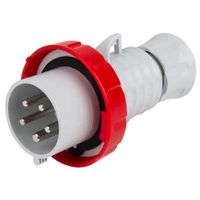 Show details for  IP67 Industrial Plug, 32A, 3P+N+E, 415V, Red