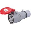 Show details for  IP44 Industrial Connector, 16A, 3P+N+E, 415V, Red