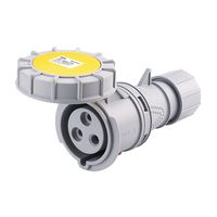 Show details for  IP67 Industrial Connector, 16A, 2P+E, 110V, Yellow