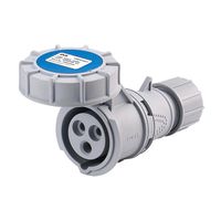 Show details for  IP67 Industrial Connector, 16A, 2P+E, 240V, Blue