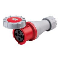 Show details for  IP67 Industrial Connector, 63A, 3P+E, 415V, Red