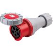 Show details for  IP67 Industrial Connector, 63A, 3P+N+E, 415V, Red