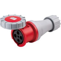 Show details for  IP67 Industrial Connector, 125A, 3P+E, 415V, Red