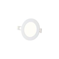 Show details for Panel Light Recessed Round 6Watt 4000K 350Lm 108mm Cutout - White