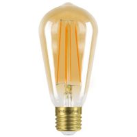 Show details for  3W Sunset Vintage Decorative ST64 Lamp, 1800K, 380lm, E27, Dimmable, Amber
