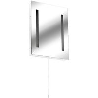 Show details for  10.3W LED Mirror Light With Dual Voltage Shaver Socket, 3000K, 715lm, White, IP44