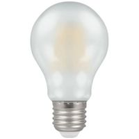 Show details for  5W LED GLS Filament Lamp, 2700K, 470lm, E27, Dimmable, Pearl