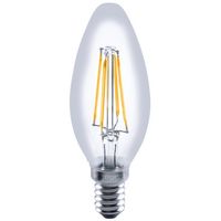 Show details for  4.2W Omni Filament Candle Lamp, 2700K, 470lm, E14, Clear, Dimmable
