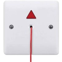 Show details for  Assistance Alarm Pull Cord Module, 1 Gang, 3m, White, IP20