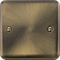 Show details for  Blank Plate, 1 Gang, Antique Brass, Deco Plus Range