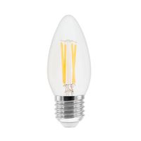 Show details for  GE LED CANDLE FILAMENT 4W ES 827 CLEAR - 10 Pack