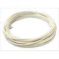 Show details for  2192Y Flat Flexible Cable, 0.75mm², 2 Core, PVC, White (10m Coil)