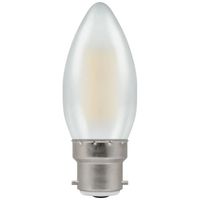 Show details for  LED Filament Candle Pearl Dimmable 5W 240V 2700k BC-B22d