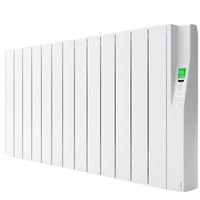 Show details for  1430W Oil Filled Electric Radiator with Smart Timer, 13 Elements, 1150 x 575mm, White, Sygma Series