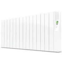 Show details for  1600W Oil Filled Electric Radiator with Smart Timer, 15 Elements, 1330mm x 575mm, White, Sygma Series