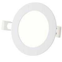 Show details for  Panel Light Recessed Round 6Watt 3000K 320Lm 108mm Cutout - White