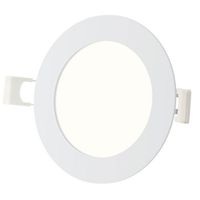 Show details for  Panel Light Recessed Round 9Watt 3000K 550Lm 132mm Cutout - White