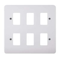 Show details for  6 Gang GridPro® Frontplate